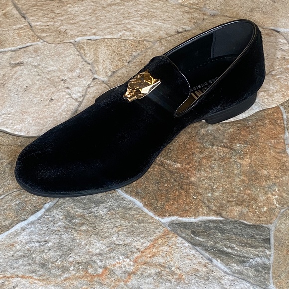Terroni Black Men\'s Slip-On Dress Shoe-Fashionable-Italian Design main image 5